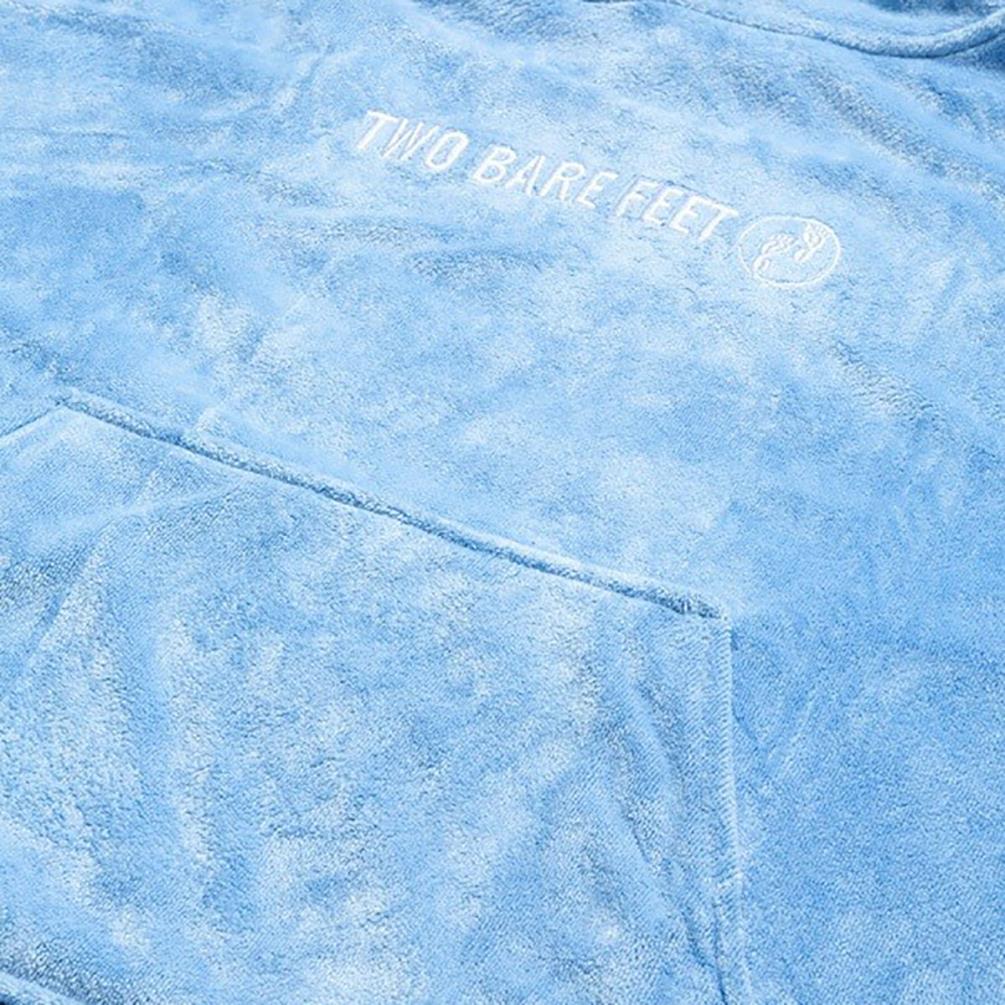 Two Bare Feet Towelling Changing Robe - Light Blue Extra Image 2